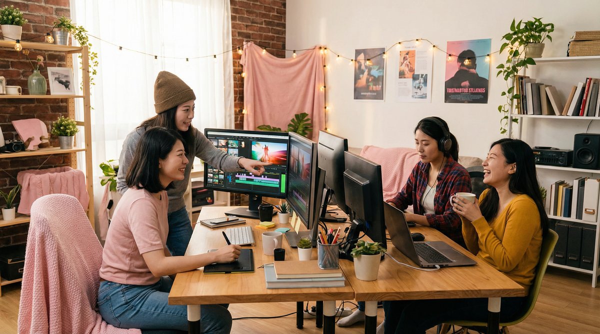 小蓝视频语音聊天与语言陪伴